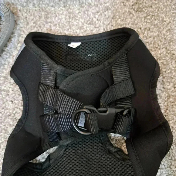 Pet Harness Set | 2 pack | Dog Cat Large Pink Black Leash TruksPet - Picture 3 of 8